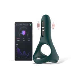 Anillo vibrador inteligente para el pene Rise - Verde
