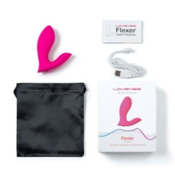 Lovense - Vibrador de bragas doble insertable Flexer