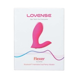 Lovense - Vibrador de bragas doble insertable Flexer
