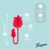 Розов вибратор и стимулатор за клитор Teazers