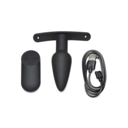 Plug anal vibratório Bum-Tastic com arnês e controle remoto