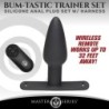 Plug anal vibratorio Bum-Tastic con arnés y control remoto