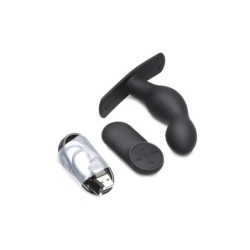 P-Spot Stimulating Anal Plug with Harness and Remote Control