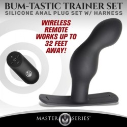 Plug Anal Stimulateur du Point P avec Harnais et Télécommande