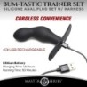 P-Spot Stimulating Anal Plug with Harness and Remote Control