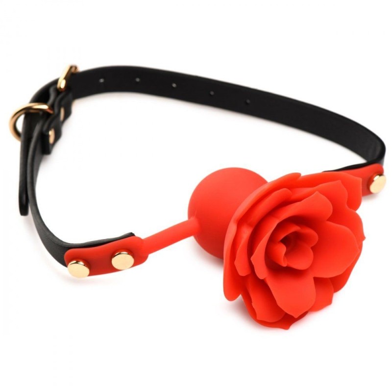 Morsetto a rosa in silicone Blossom - Rosso Morsetto a rosa in silicone Blossom - Rosso