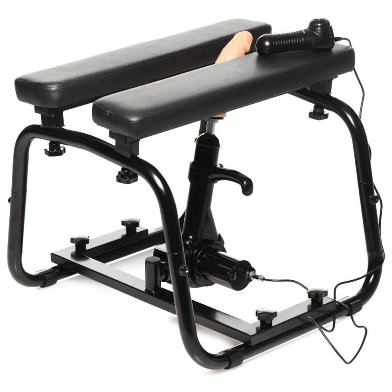 Banco per sculacciate Deluxe con macchina del sesso multivelocità