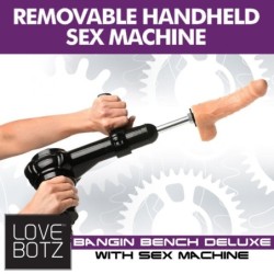 Banco per sculacciate Deluxe con macchina del sesso multivelocità