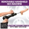 Banco per sculacciate Deluxe con macchina del sesso multivelocità