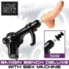 Banc de fessée Deluxe avec machine sexuelle multi-vitesse