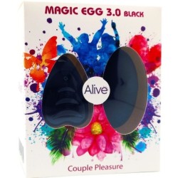 Magic Egg 3.0 Vibrirajoče Jajčece z Daljinskim Upravljalnikom Črne Barve