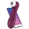 Satisfyer Pro 2 - 3-iosios kartos, valdomas programėle - vyno raudonumo