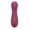 Satisfyer Pro 2 - 3-iosios kartos, valdomas programėle - vyno raudonumo