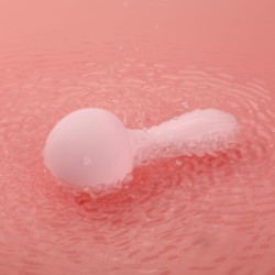 Vibratore wand in silicone Mushroom - Rosa