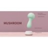 Vibrador Wand de Silicone Mushroom - Verde Azulado
