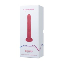 Lovense - Ar aplikāciju vadāms gravitācijas spiediena dildo