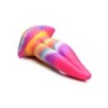 Dildo de llengua d'unicorn que brilla en la foscor