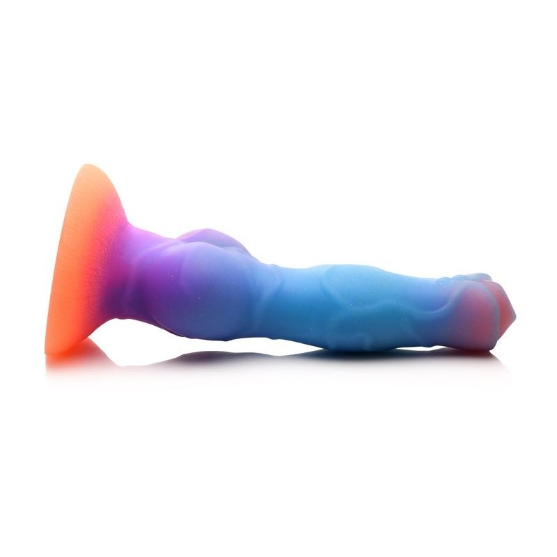 Dildo alienígena de silicona que brilla en la oscuridad