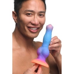 Dildo alienígena de silicona que brilla en la oscuridad