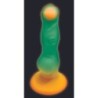 Dildo alienígena de silicona que brilla en la oscuridad
