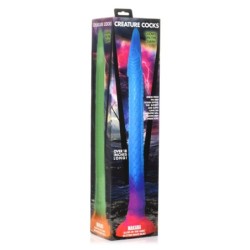 Dildo anal de dragão de silicone que brilha no escuro