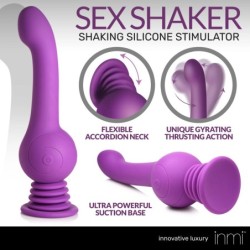 Silikonski stimulator z vibriranjem IN - Vijolična