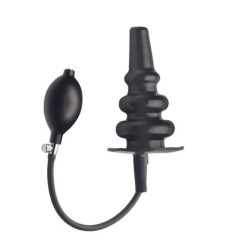 Inflatable Enema Butt Plug - Black
