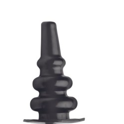 Inflatable Enema Butt Plug - Black