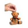Geknevelde teddybeer sleutelhanger