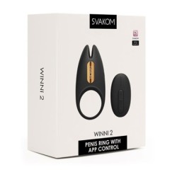 Svakom - Anell per a penis Winni 2 controlat per aplicació