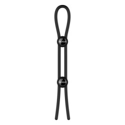 Nexus Forge - Anell per a penis doble ajustable - Negre