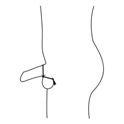 Nexus Forge - Anell per a penis doble ajustable - Negre