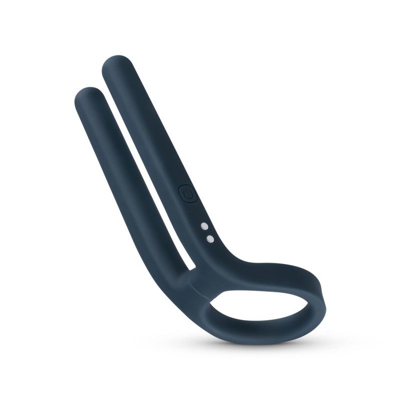 Inel pentru penis și stimulator pentru testicule Albastru Inel pentru penis și stimulator pentru testicule Albastru