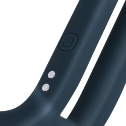 Inel pentru penis și stimulator pentru testicule Albastru