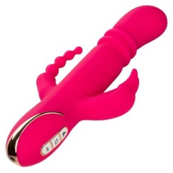 Jack Fantasy Triple Vibrator Opvarmelig Rabbit Pink