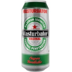 Masturbador Masculino Vagina Lata Cerveja