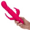 Jack Fantasy Triple Vibrador Calentable Rabbit Rosa