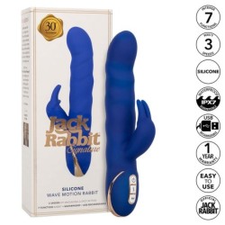 Jack Вибратор Rabbit Вълнообразно Движение Син