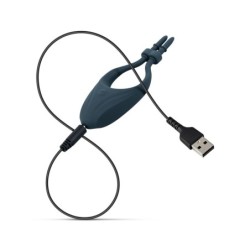 Säädettävä peniksen rengas Sininen