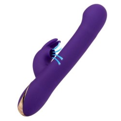 Jack Rabbit Vibrator & Clitoral Stimulator 7 Vibration & Suction Levels - Blue