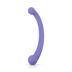 Vibrator s dvostrukim krajem Jane - Ljubičasta