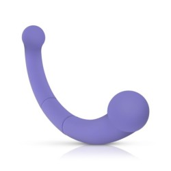 Vibrator s dvostrukim krajem Jane - Ljubičasta