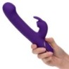 Jack Rabbit Vibrator & Clitoral Stimulator 7 Vibration & Suction Levels - Blue