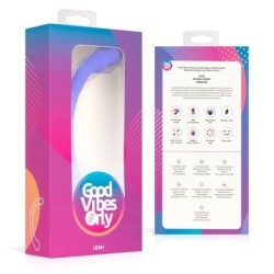 Vibrator z dvojnim koncem Leah - Vijolična