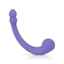 Vibrator cu Capete Duble Leah - Violet