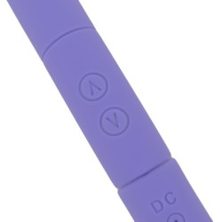 Vibrator cu Capete Duble Leah - Violet
