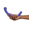 Vibrator cu Capete Duble Leah - Violet