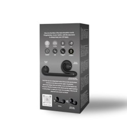 Dubbele Vibrator Snail Vibe - Zwart