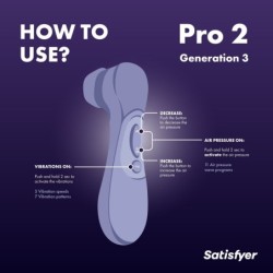 Satisfyer Pro 2 Sukupolvi 3 - Lila