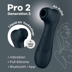 Satisfyer Pro 2 - Generacja 3 Sterowany Aplikacją - Czarny